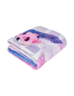 Cobertor Providencia Guerreras K-Pop Voice estampado infantil