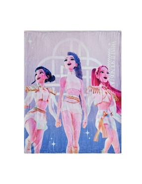 Cobertor Providencia Guerreras K-Pop Voice estampado infantil