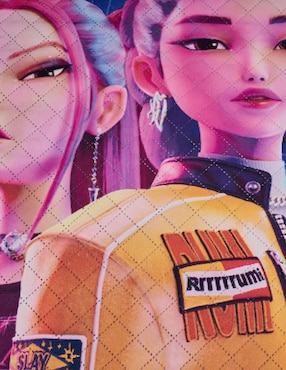 Set de colcha Providencia Microfibra Guerreras K-pop cazadoras