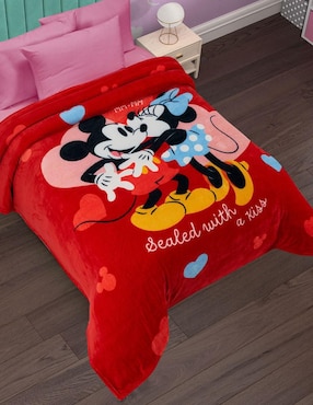 Cobertor Mickey Providencia Serenity estampado infantil