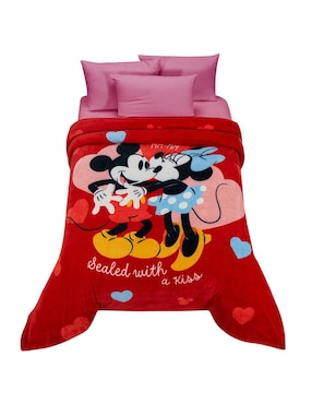 Cobertor Mickey Providencia Serenity estampado infantil