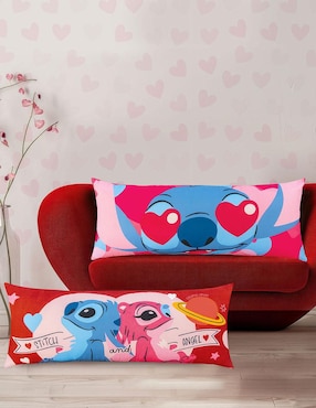 Almohada Providencia Súper Jumbo Stitch y Angel firmeza media