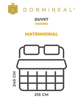 Duvet con relleno Dormireal Madrid