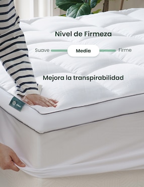 Colchoneta Zinus Mattress pad confort medio
