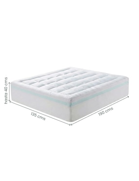 Colchoneta Zinus Topper confort medio