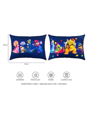 Almohada Providencia Súper Mario Space firmeza media