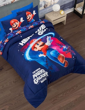 Set edredón Providencia Microfibra Go Super Mario Bros