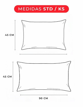 Set de almohada Atlas del Descanso Premium firmeza media