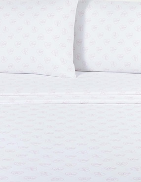 Juego de sábanas de microfibra Aéropostale Luna Pink