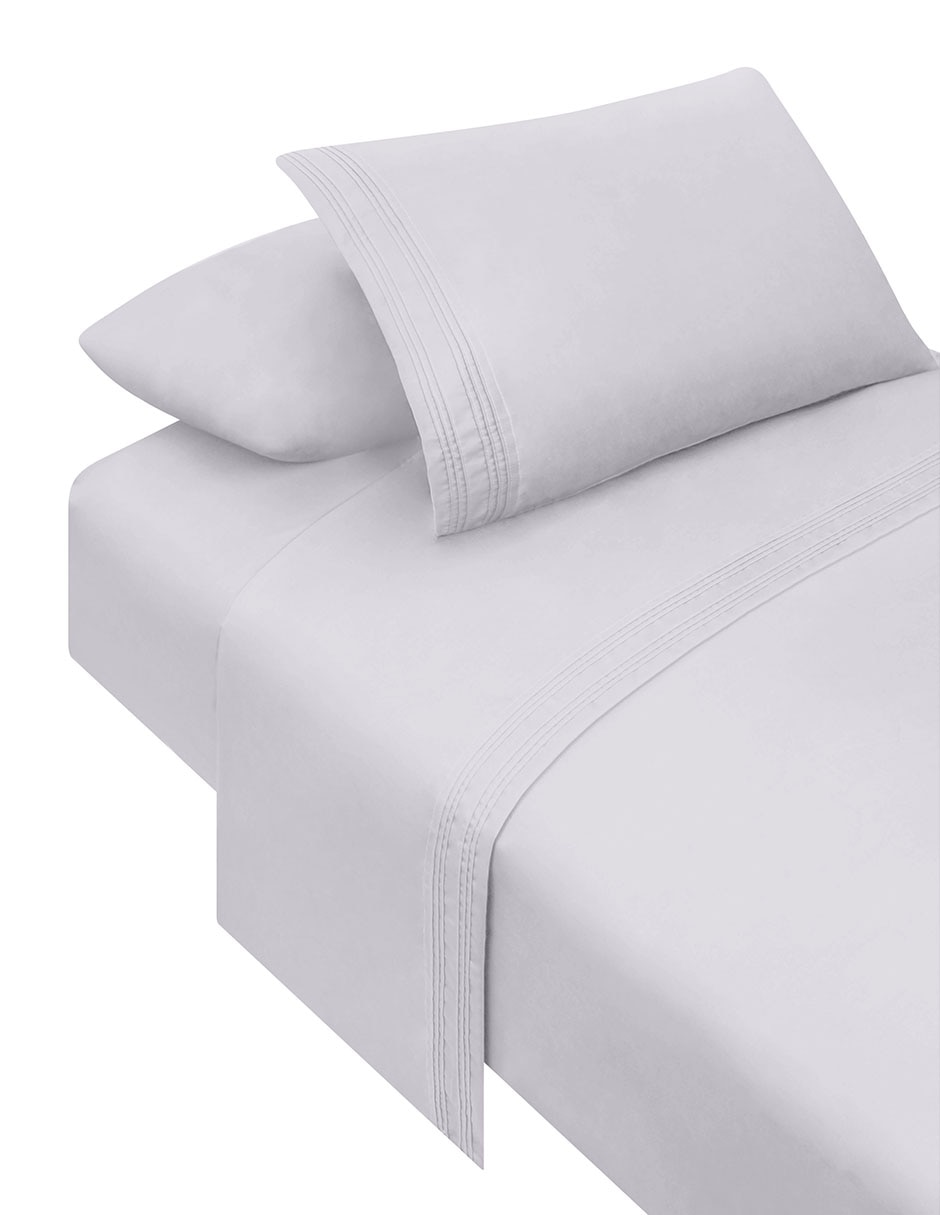 JGO SABANAS SATIN 500, QS, GRIS DALFIOR