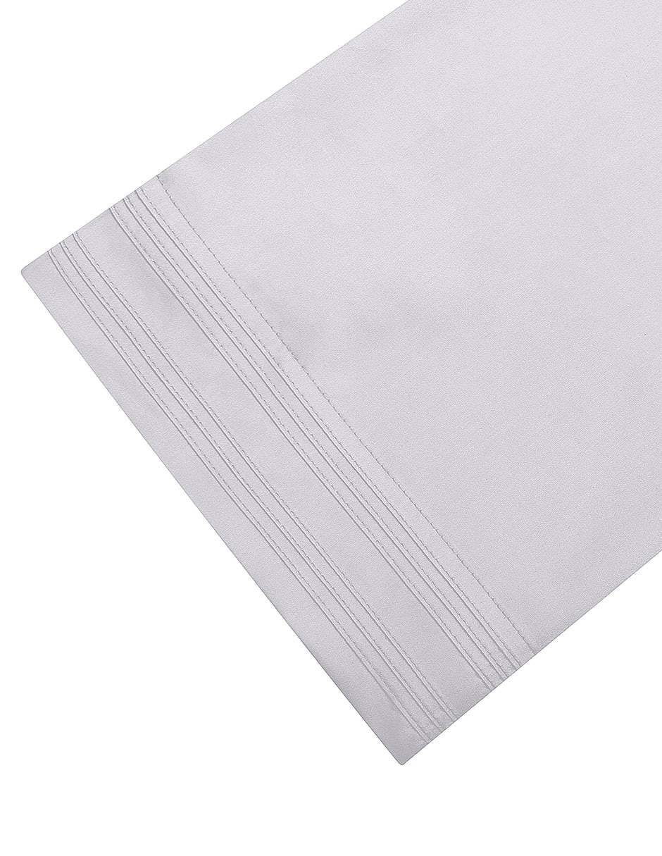 FUNDA P/ALMOHADA SATIN, ESTÁNDAR, GRIS