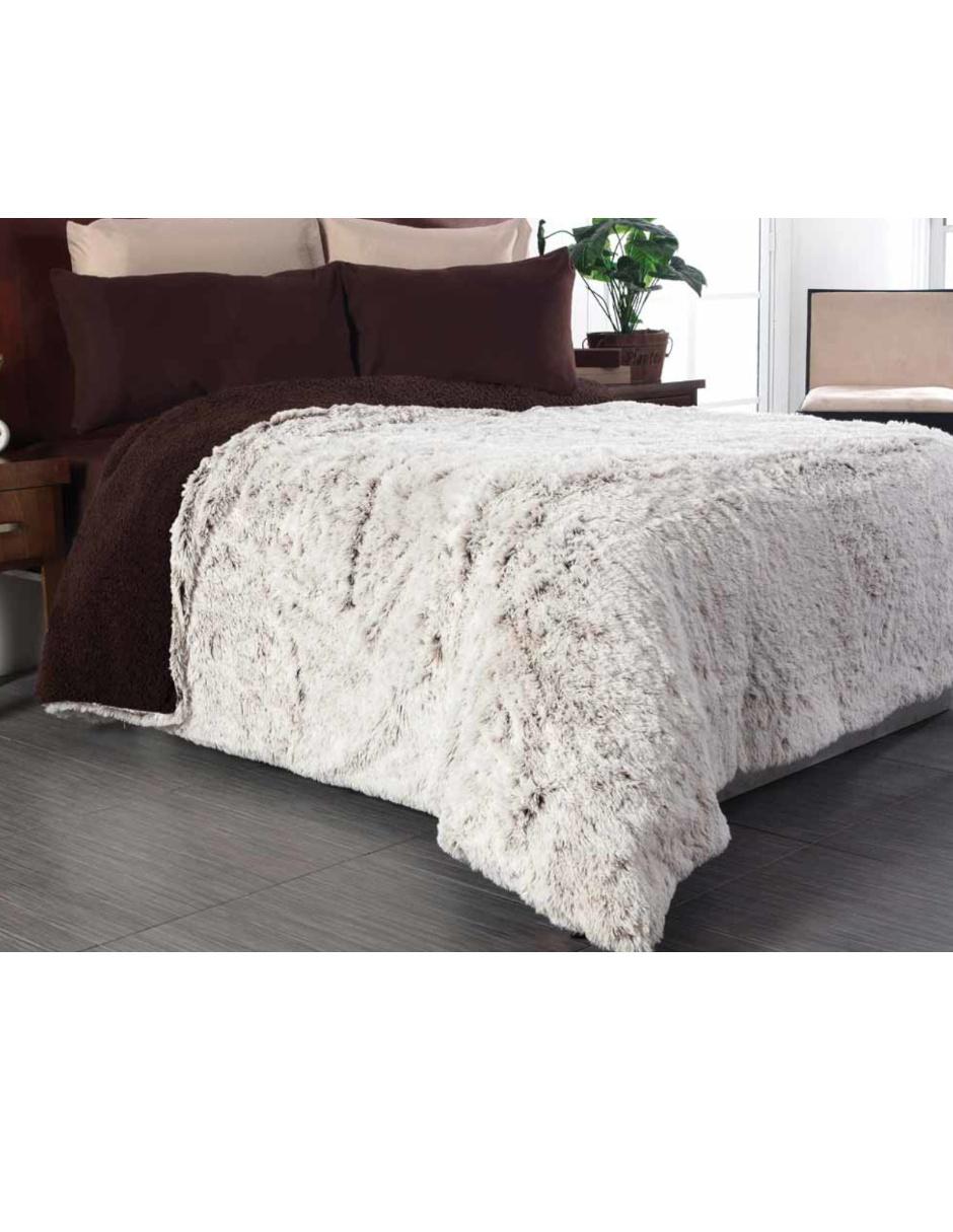 Edrecobertor térmico Faux Fur Glacial