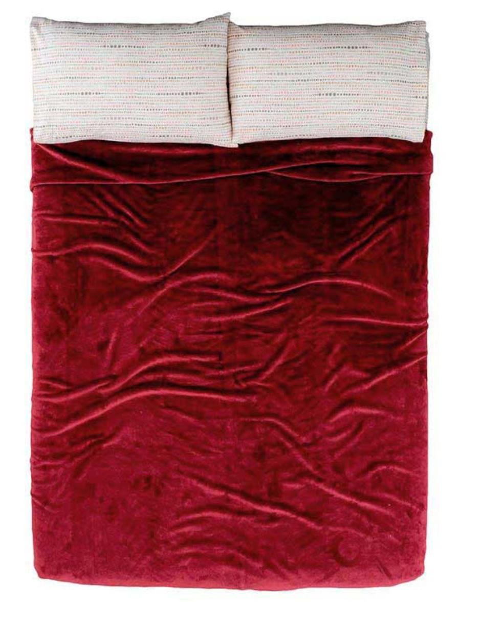Cobertor Ligero Liso Tinto 5