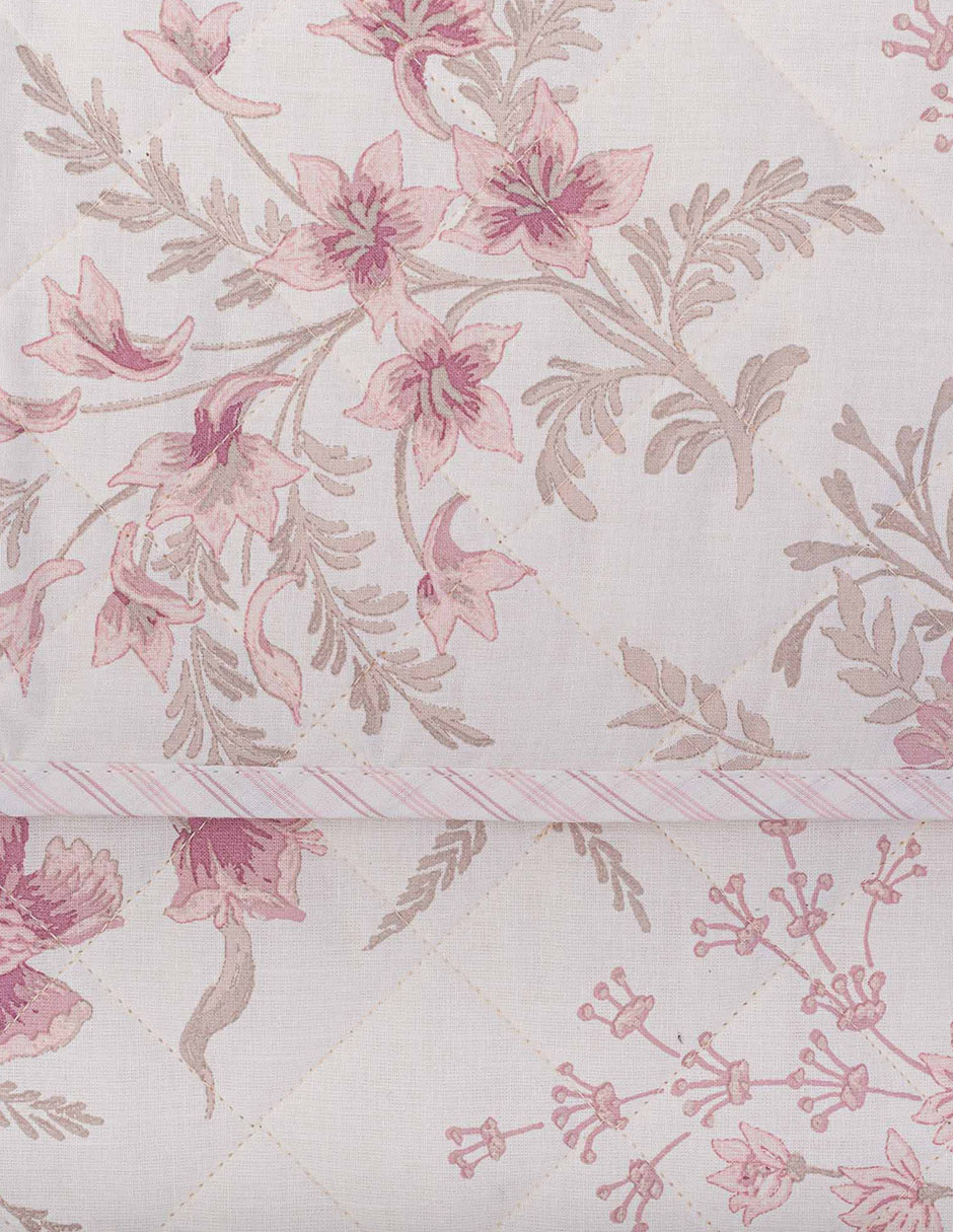 Set de colcha Meadow Field Blush 2