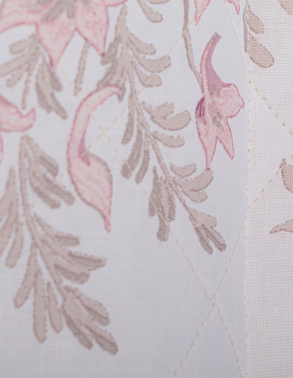 Set de colcha Meadow Field Blush 6