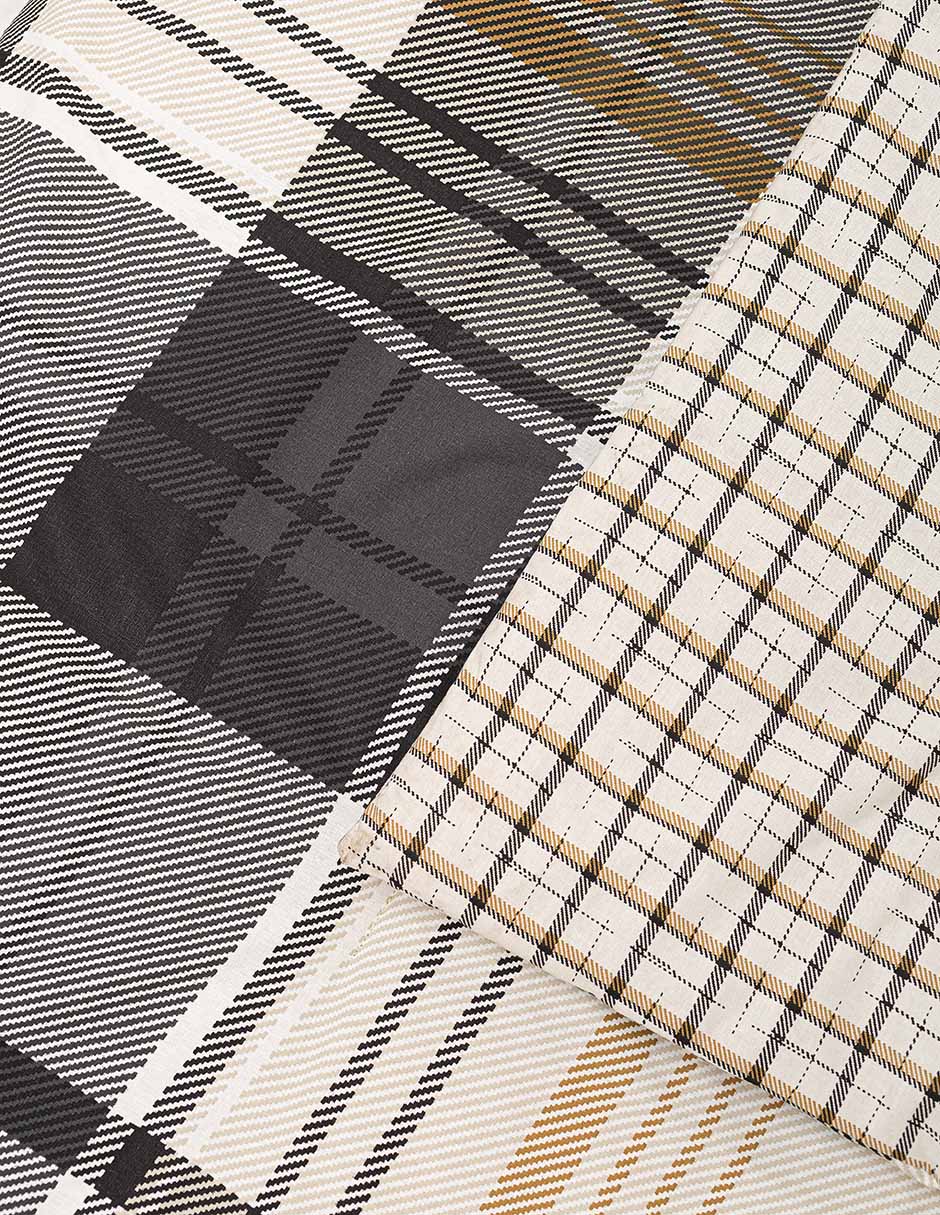 Set edredón Normandy plaid 3