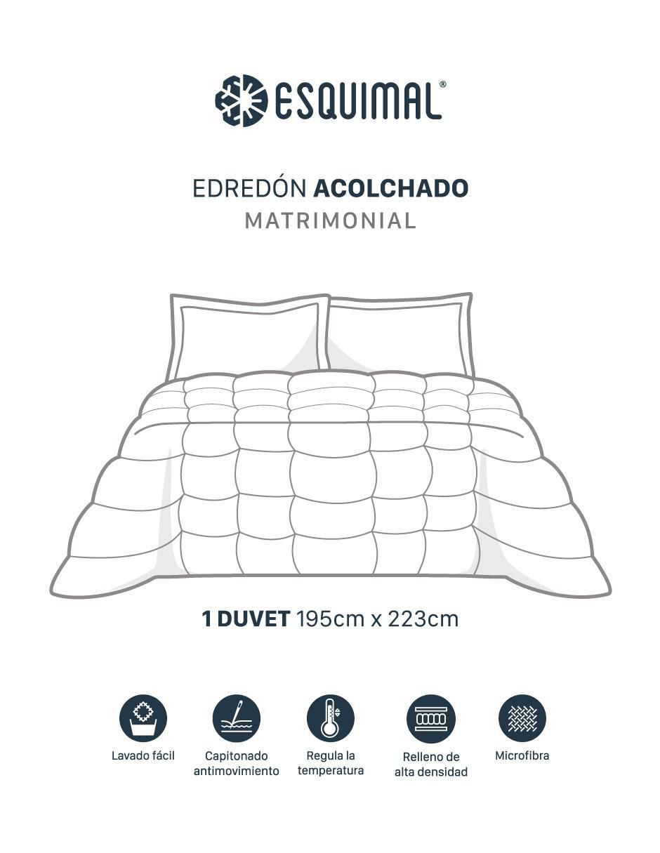 Duvet sin licencia esquimal edredón acolchado