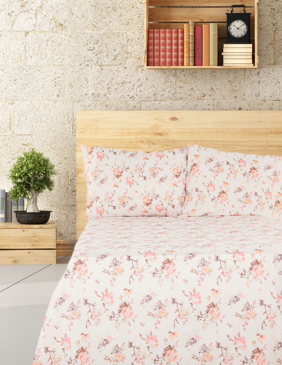 Juego de sábanas de algodón 200 hilos 1