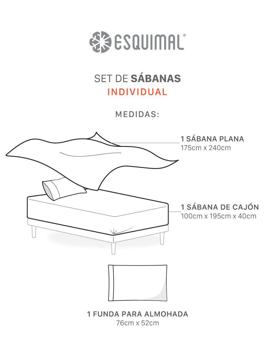 Juego de sabanas esquimal sábana microfibra