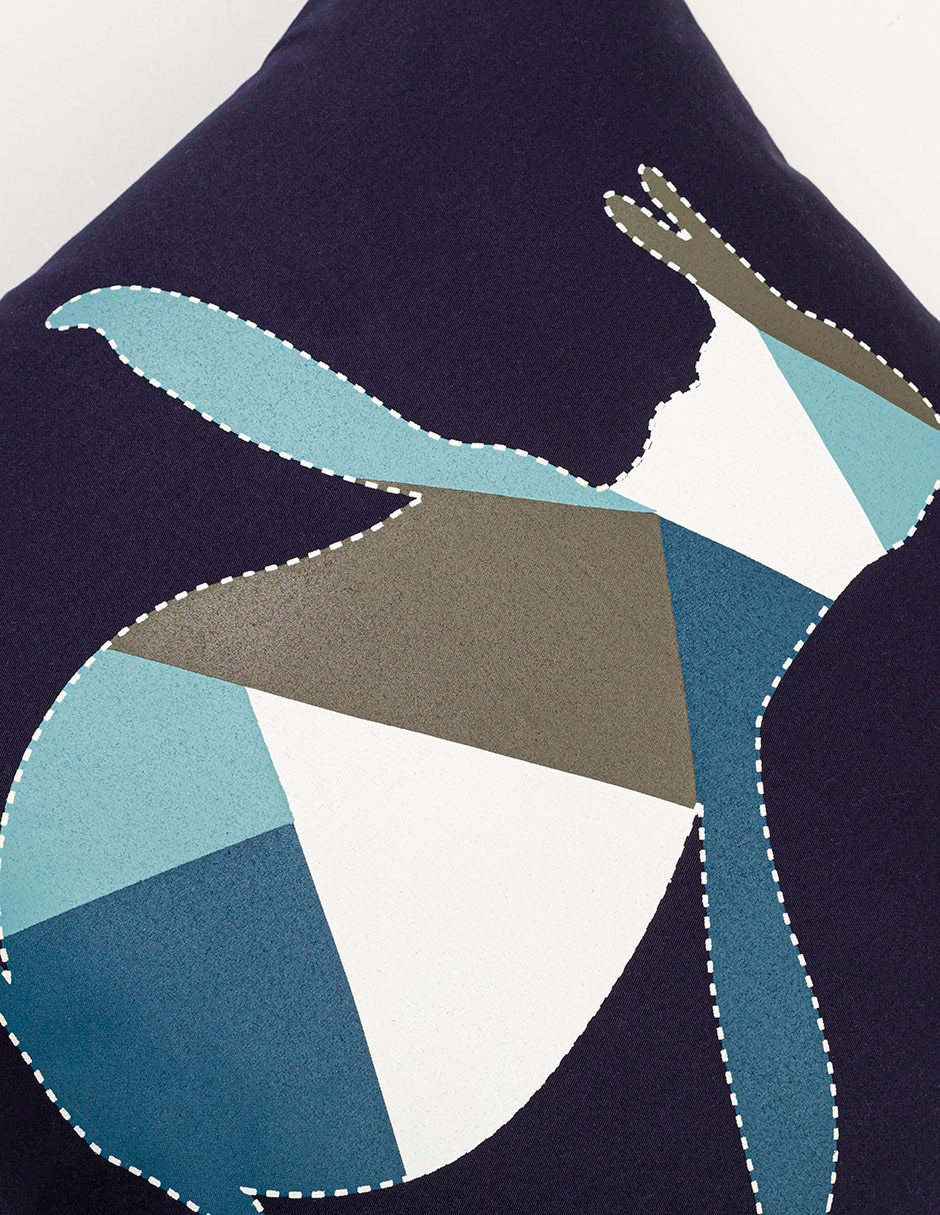 Cojín decorativo Block Blue 4