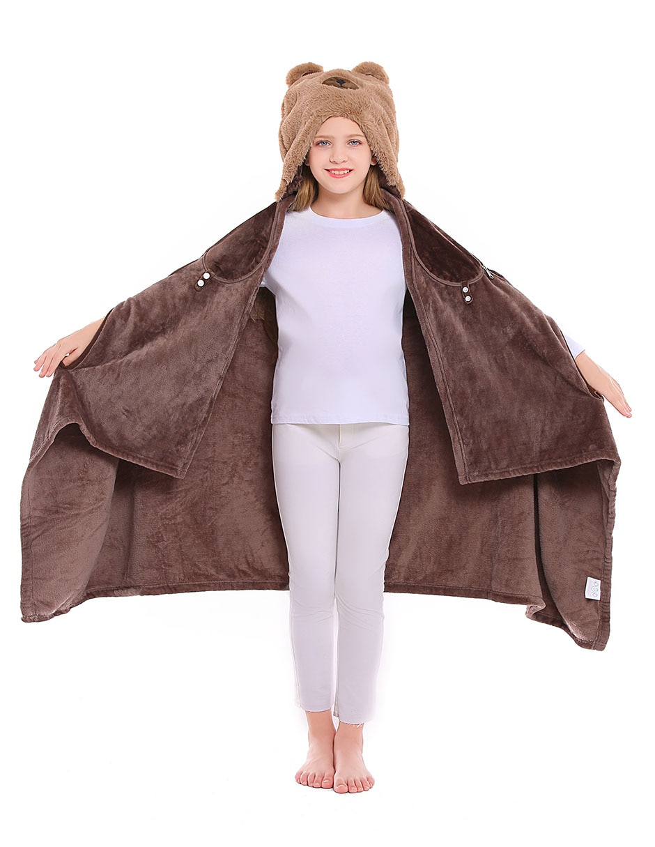 Frazada de tejido plano Travel Teddy Bear unisex 4