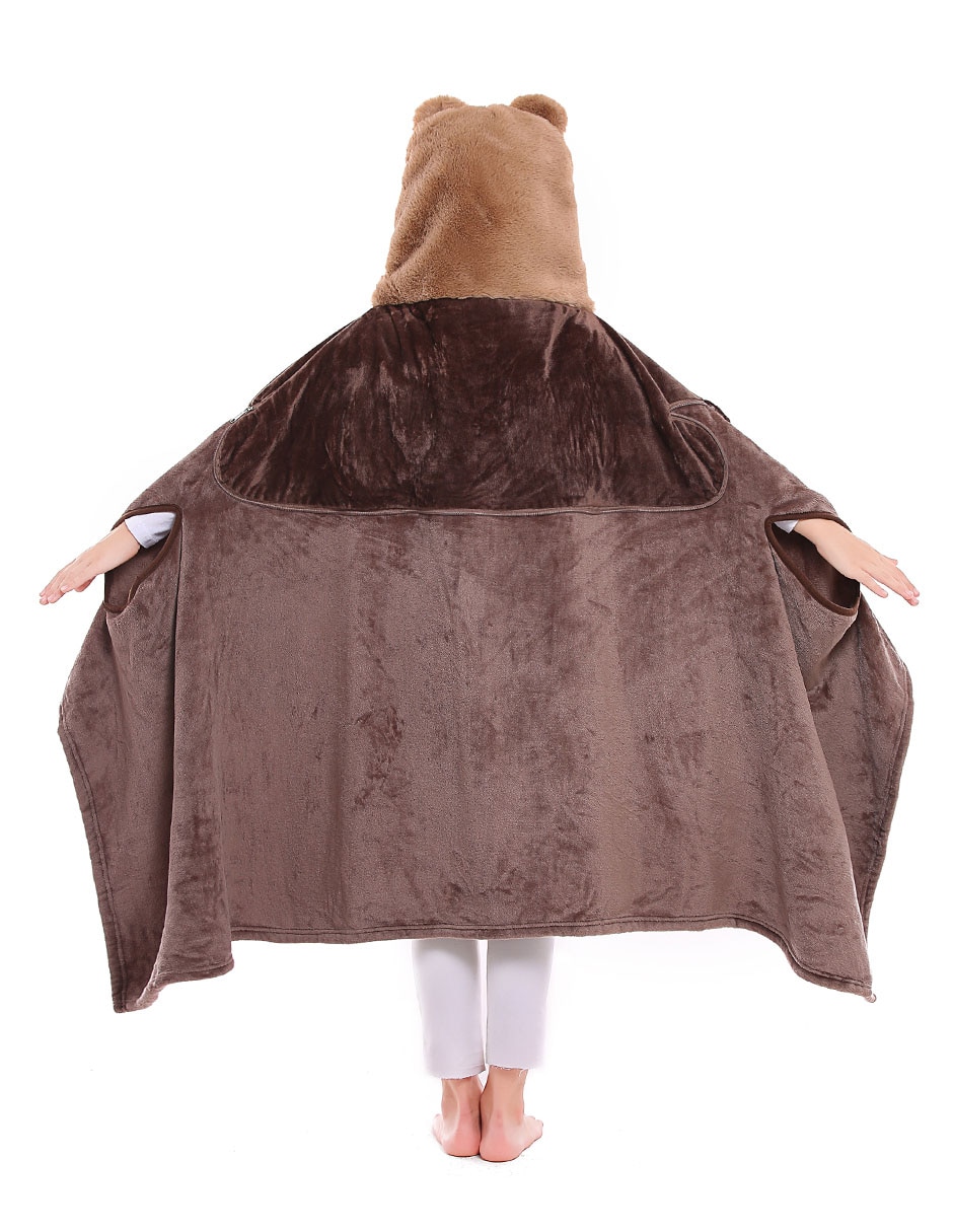 Frazada de tejido plano Travel Teddy Bear unisex 5
