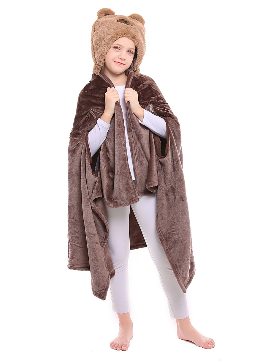 Frazada de tejido plano Travel Teddy Bear unisex 7