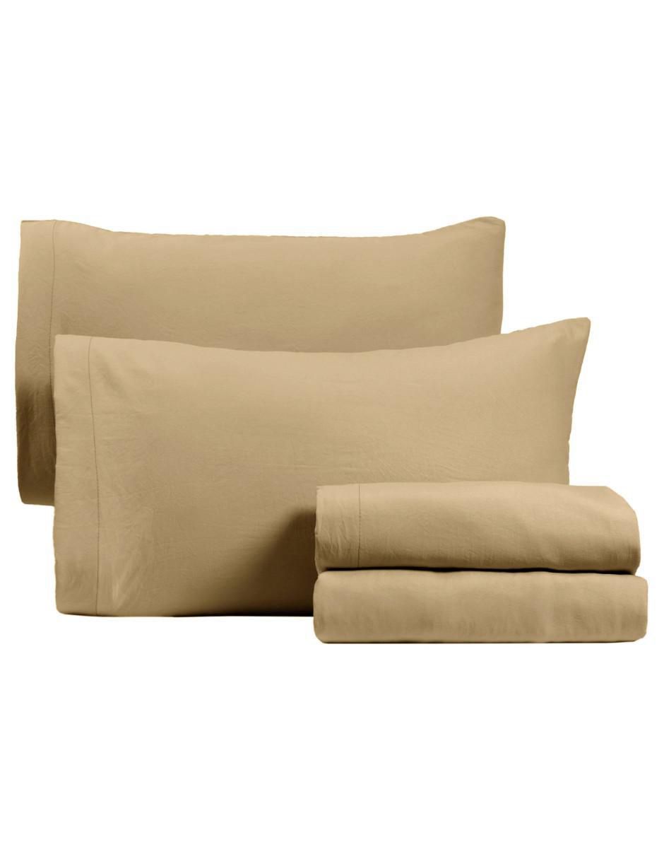 Juego de sábanas de microfibra Washed 3