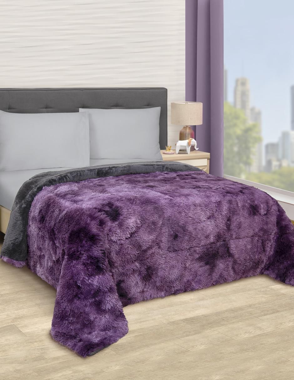 Cobertor Grizzly Malva 4