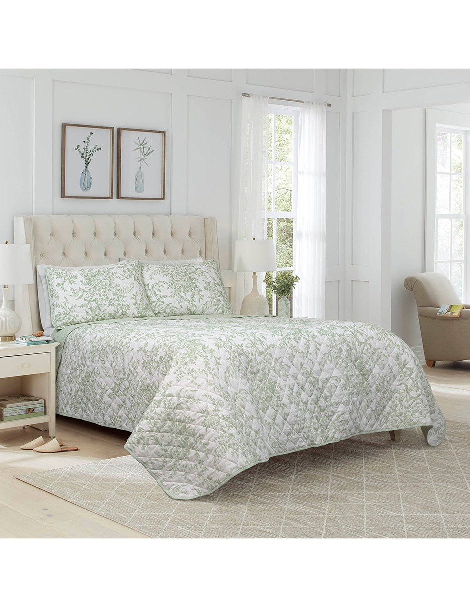 Set de colcha Bedford Sage