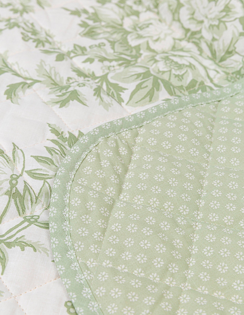 Set de colcha Bedford Sage 2