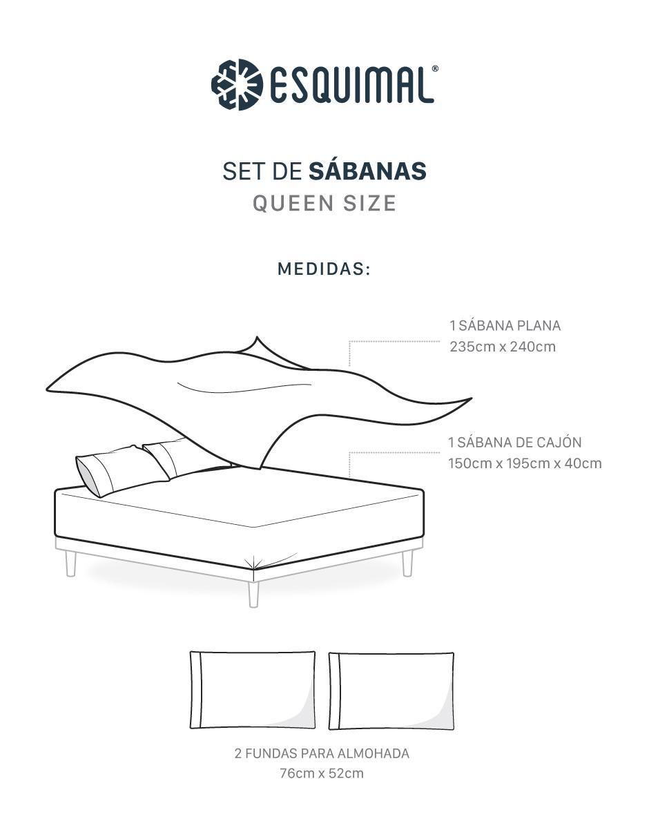 Juego de sábanas esquimal juego de sábanas de fibras de bambú y microfibra extra suaves