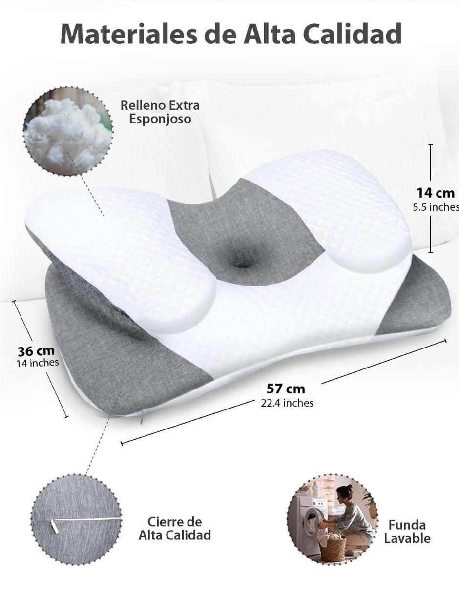 Almohada Almohada ergonómica Memory Foam firmeza baja 4