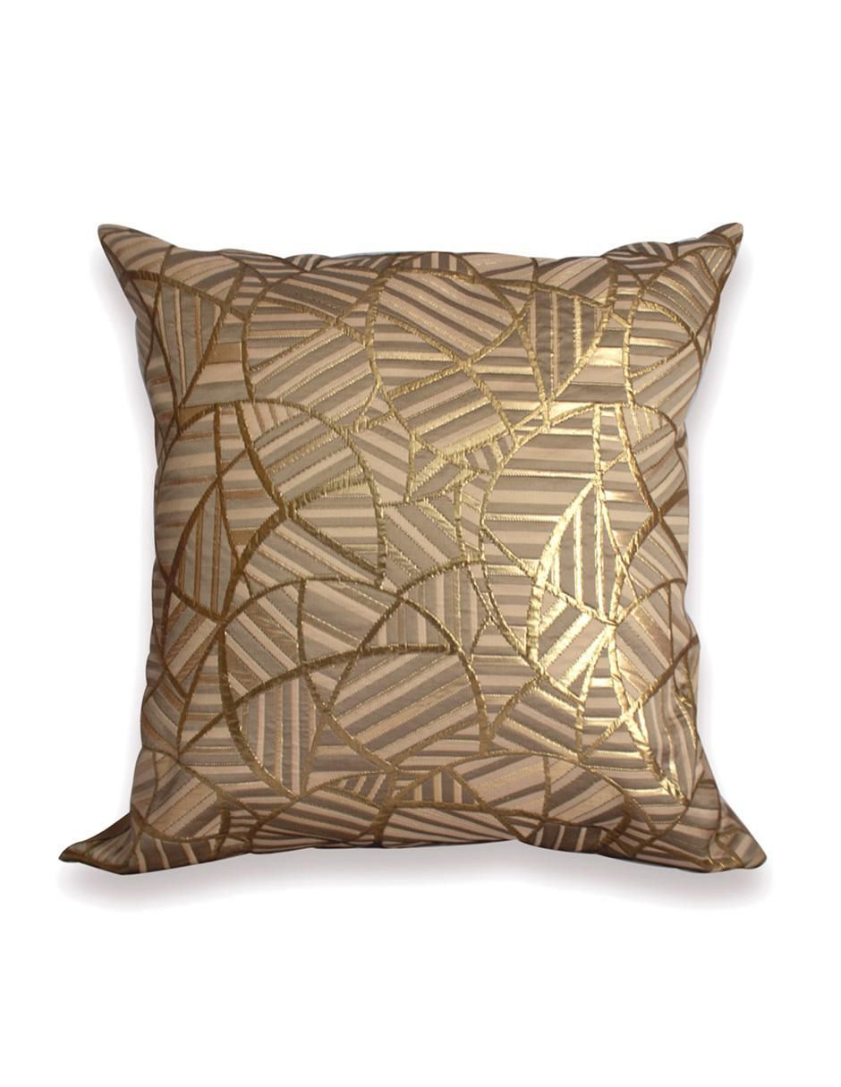 Cojín decorativo geométrico oro Cojín decorativo geométrico oro