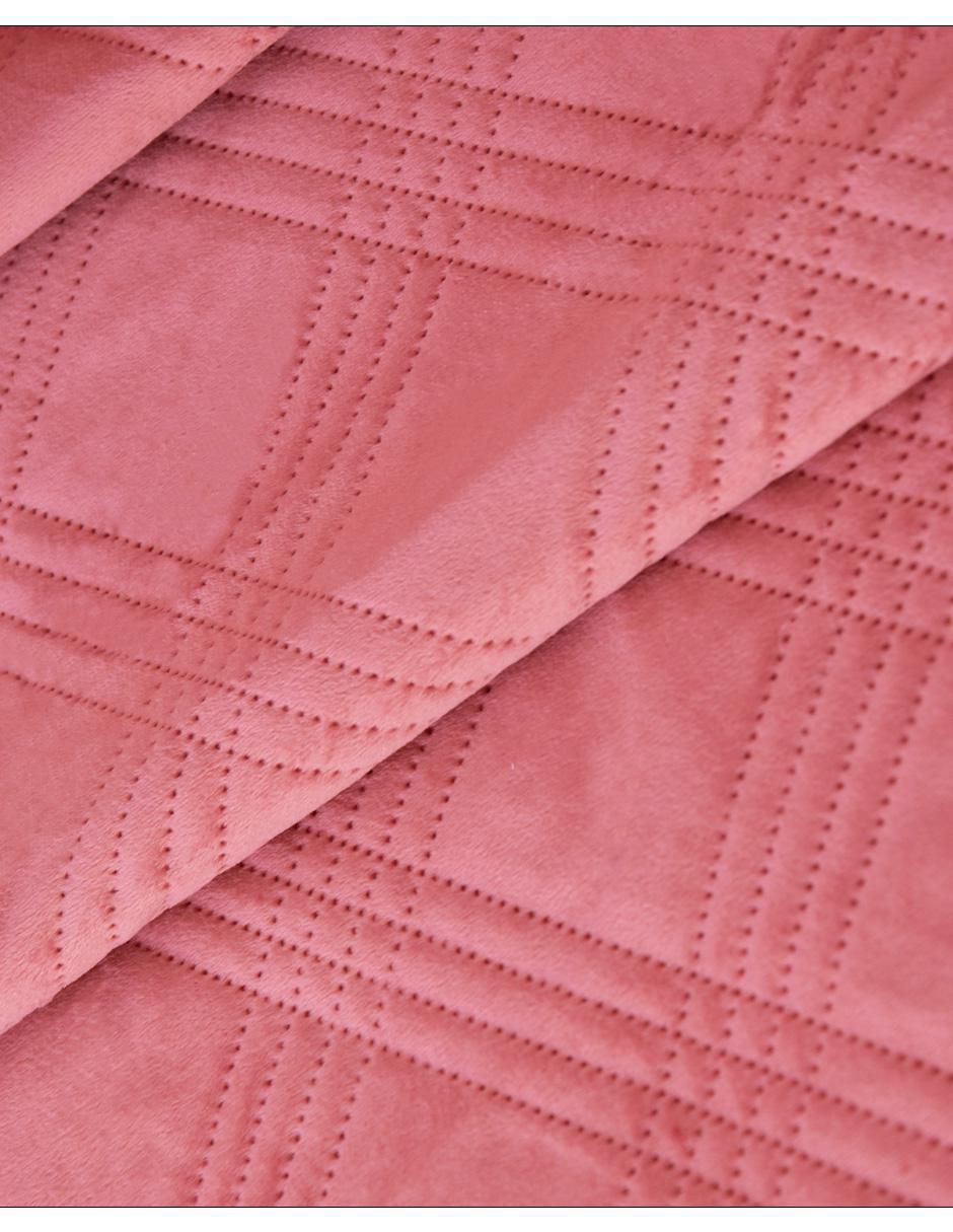 Set de colcha Velvet Palo De Rosa 4