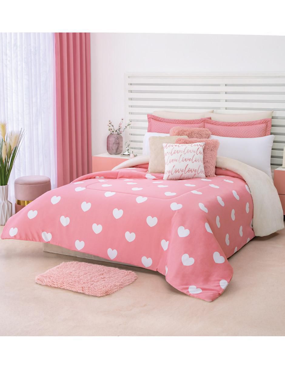 Cobertor Acolchado Ultracálido Love estampado texturizado Cobertor Acolchado Ultracálido Love estampado texturizado