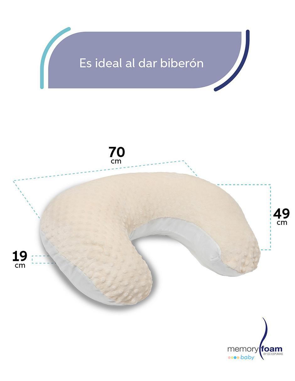 Almohada de lactancia Memory Foam Baby firmeza media