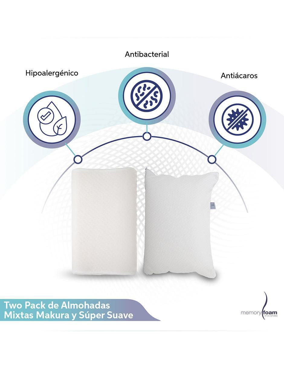 Almohada Two Pack Mixto Super Suave/Makura firmeza media 2
