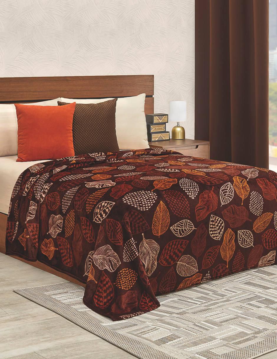 Cobertor estampado floral