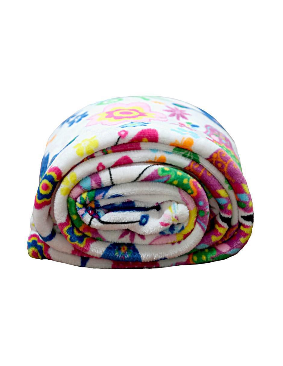 Cobertor estampado floral 2