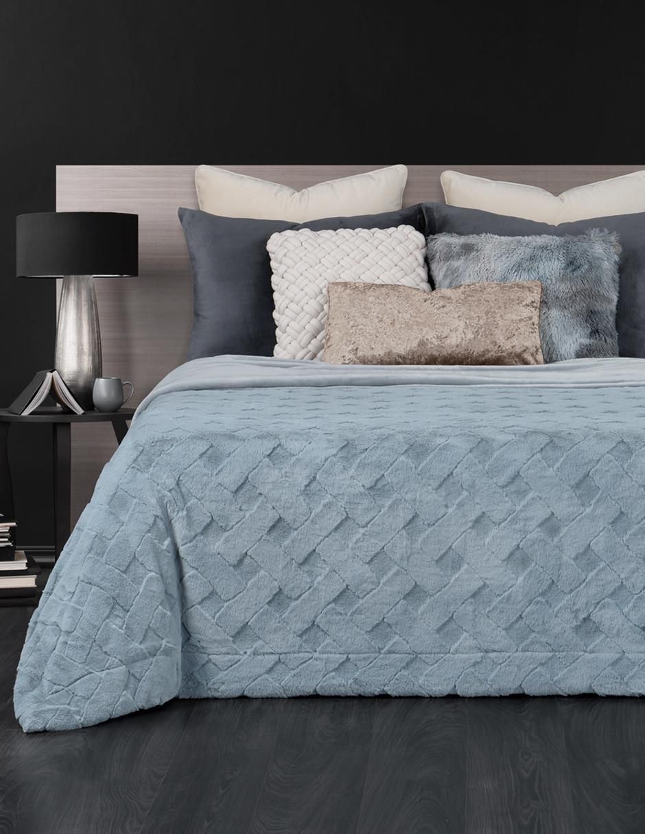 Cobertor Luxus estampado texturizado