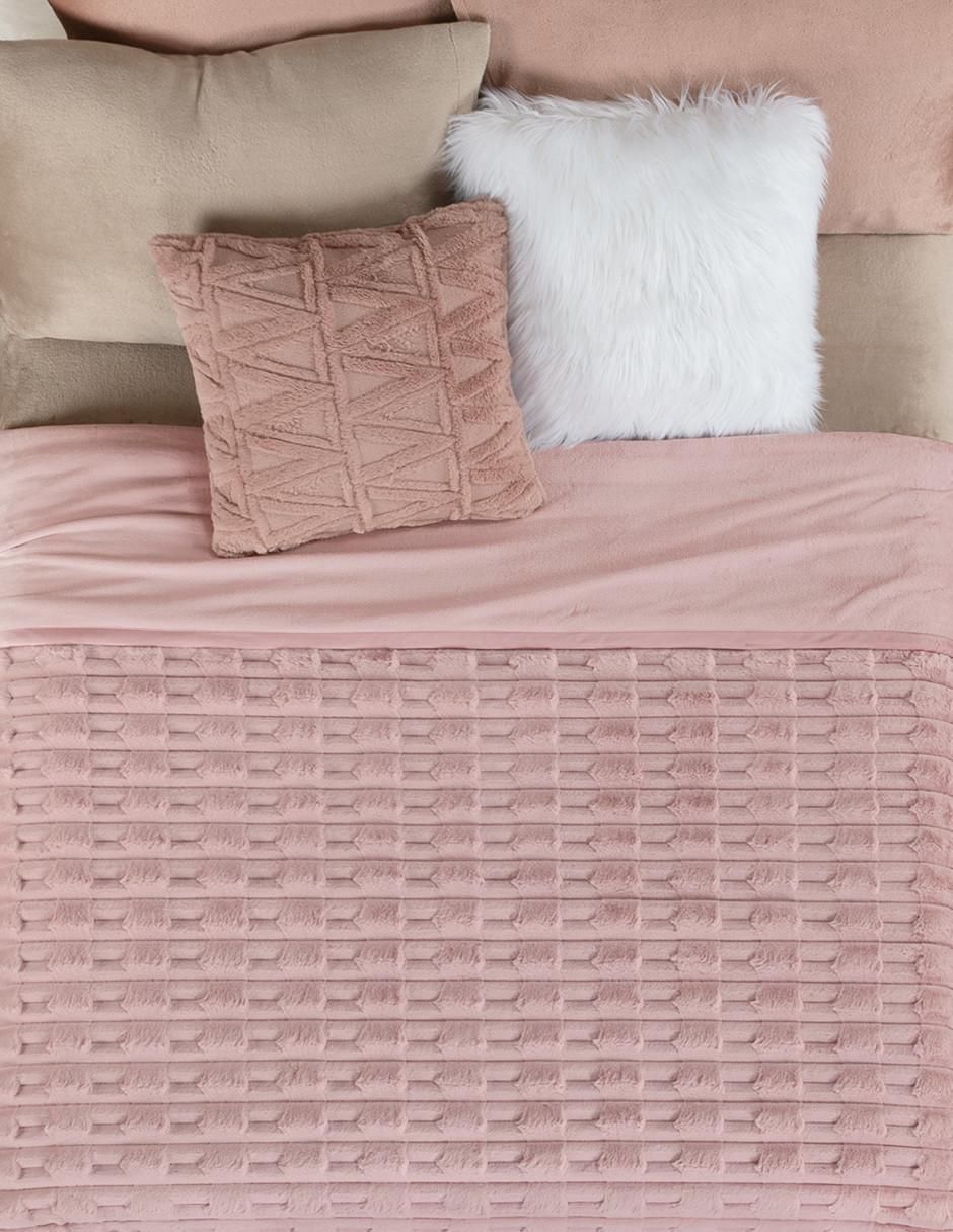 Cobertor Luxus estampado texturizado