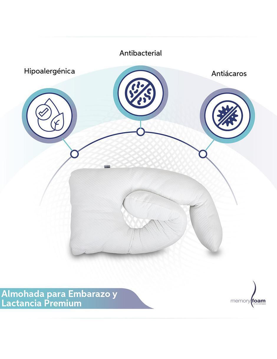 Almohada prenatal firmeza media 2
