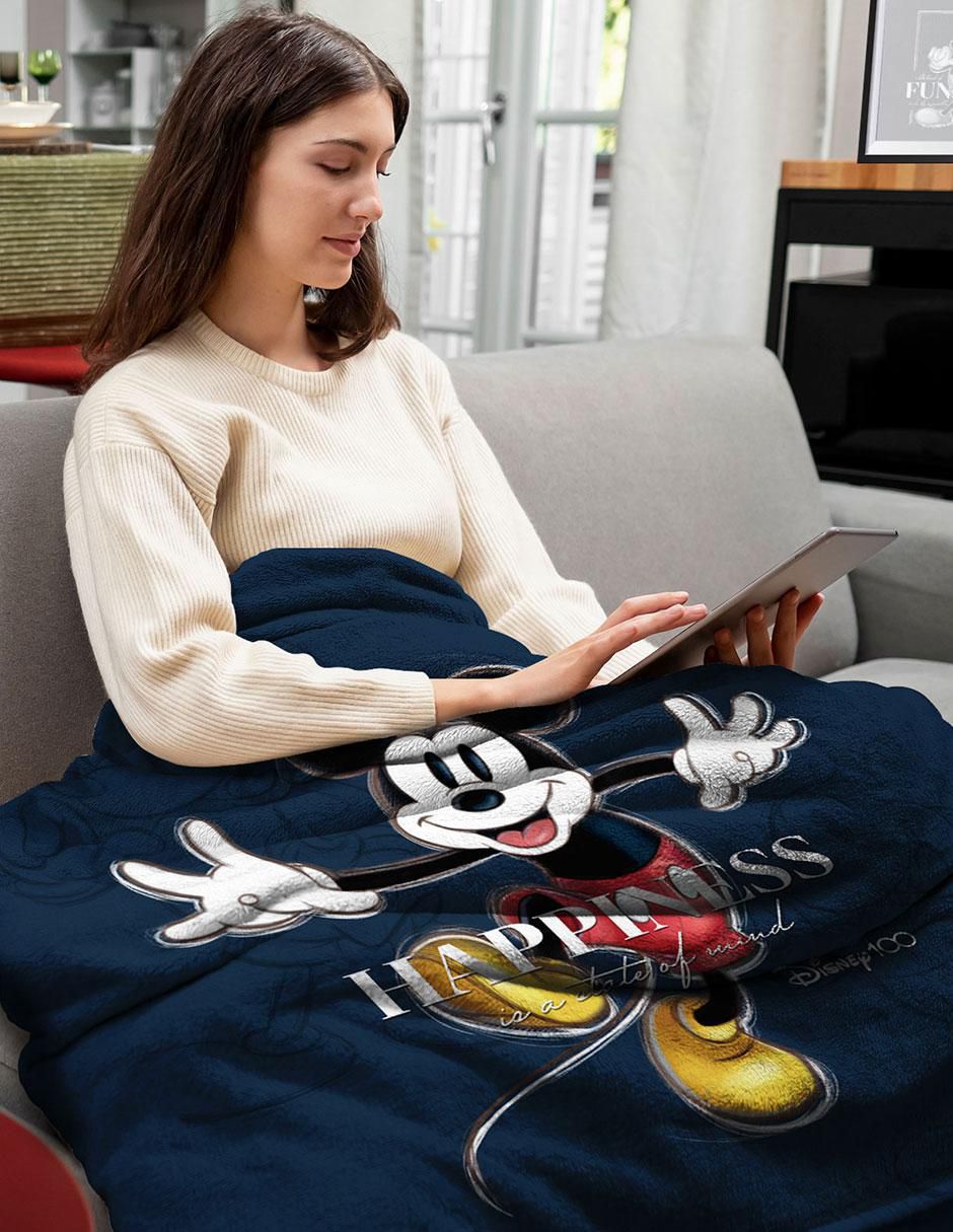 Cobertor Mickey Mouse Disney 100 estampado infantil 4