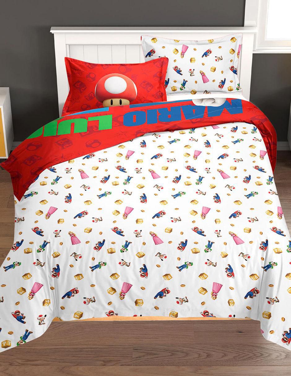 Set edredón Mario Bros 4