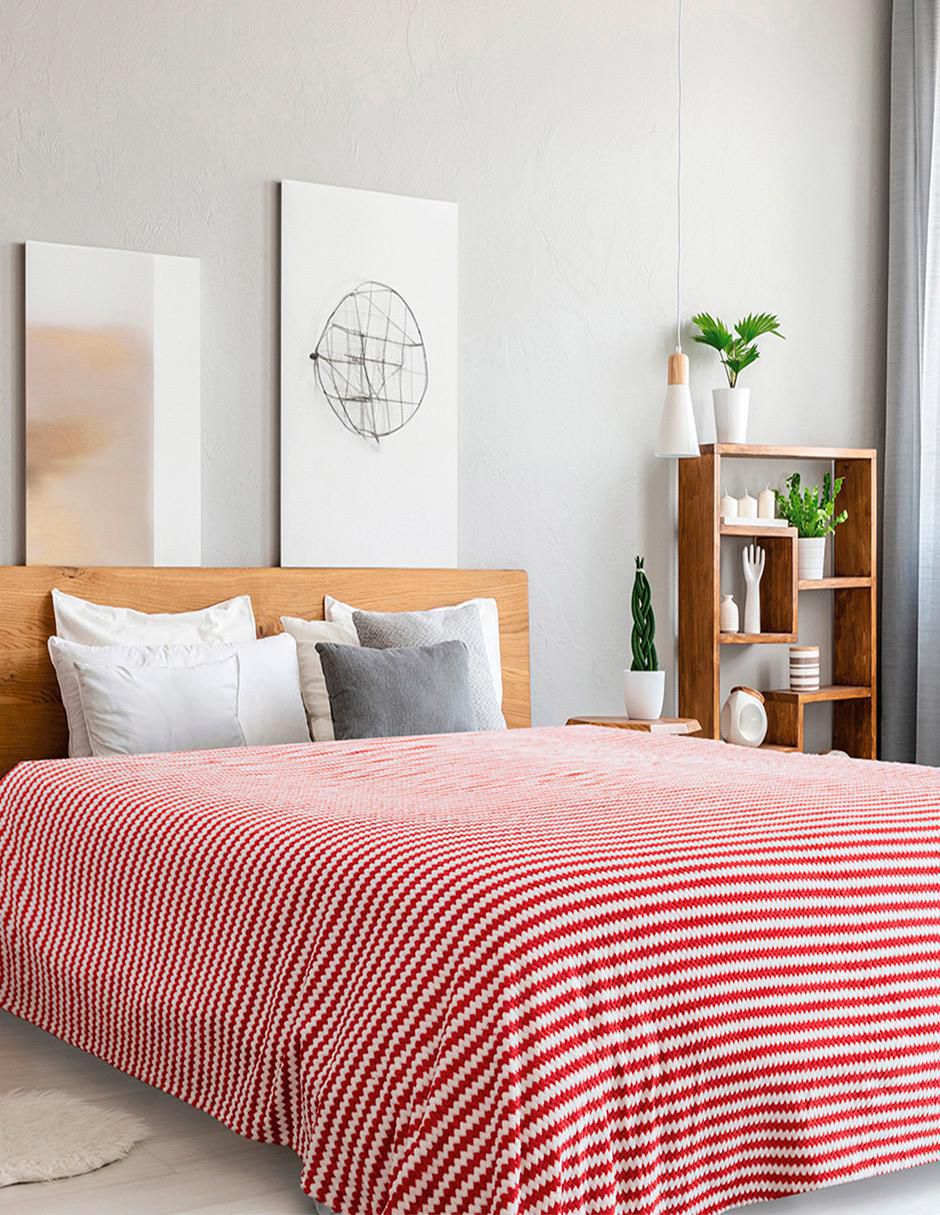 Cobertor Calgary estampado a rayas