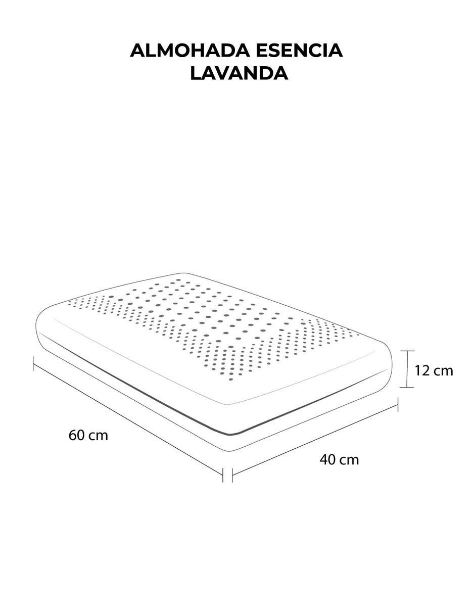 Almohada Aromaterapia Lavanda firmeza media 5