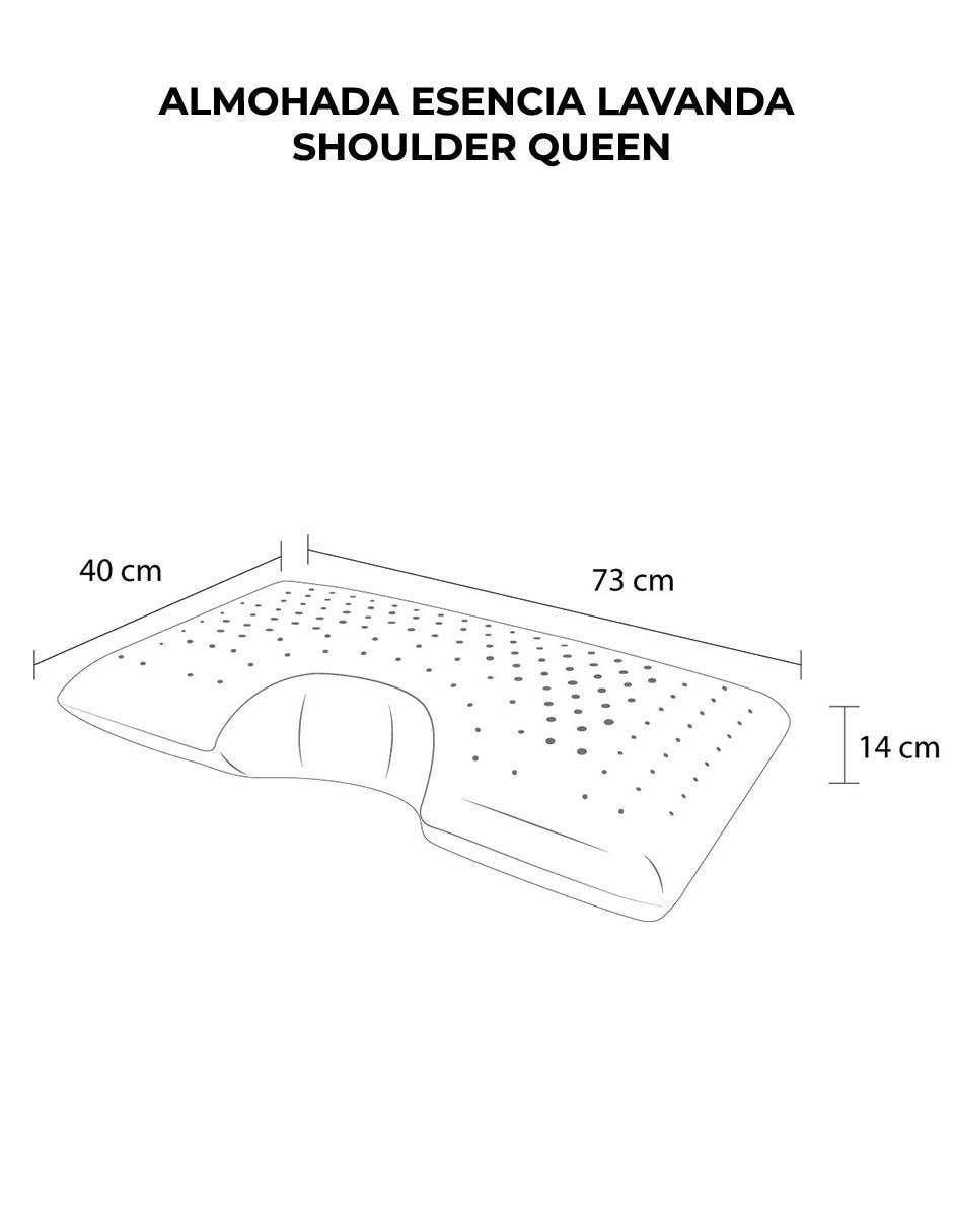 Almohada Shoulder Aromaterapia Lavanda firmeza media 6
