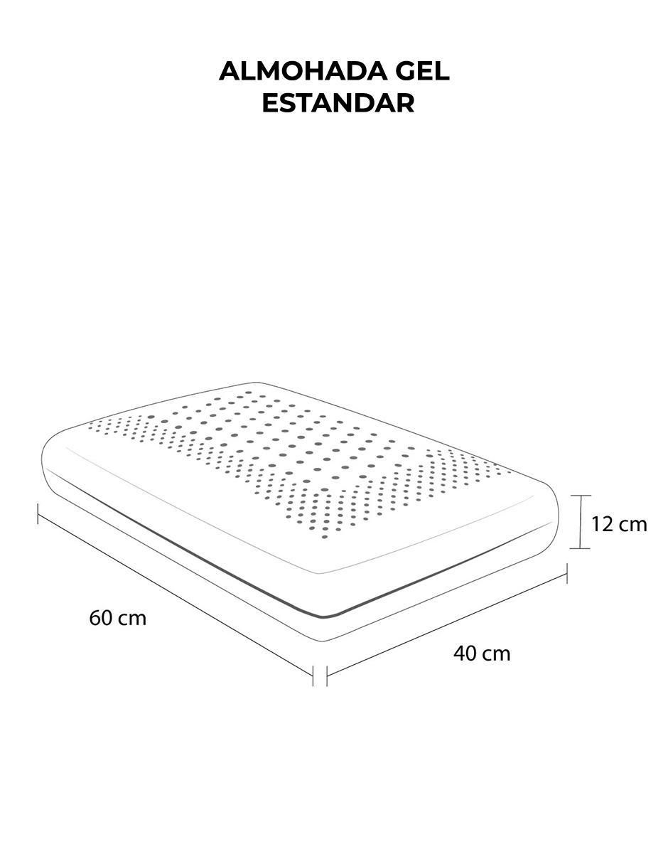 Almohada Fresh Pillow Gel firmeza media 5