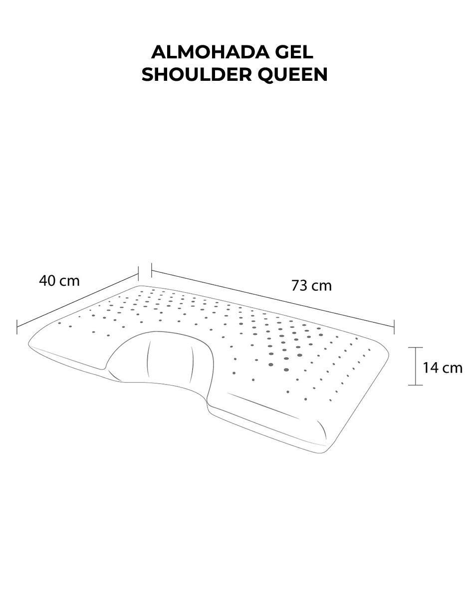 Almohada Shoulder Fresh Pillow Gel firmeza media 7